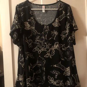 Lularoe classic t 2x Forrest print